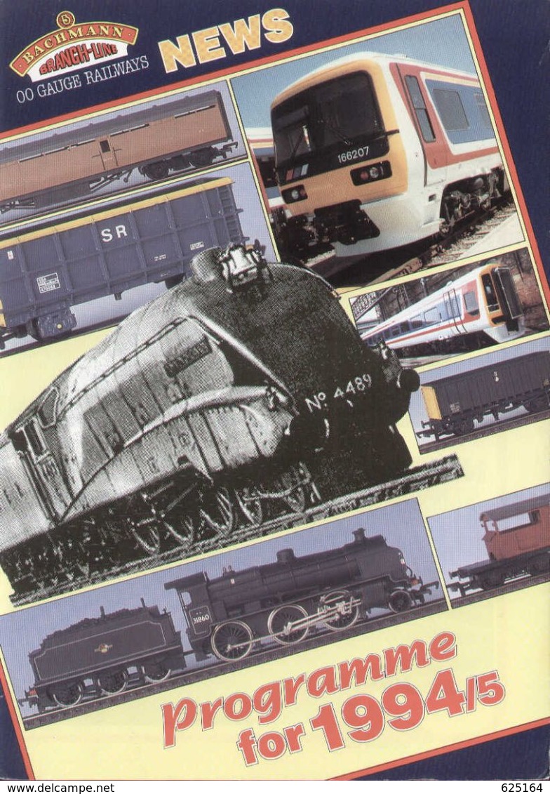 Catalogue BACHMANN 1994/5 News Programme For 1994/5 - Inglés