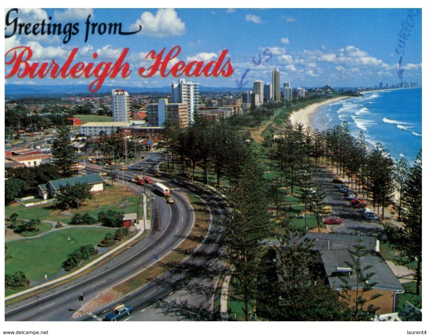 (A 23) Australia - QLD - Gold Coast Burleigh Heights (written) - Sunshine Coast