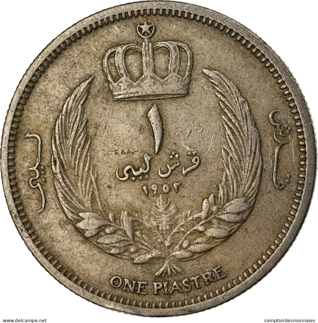 Monnaie, Libya, Idris I, Piastre, 1952, TB, Copper-nickel, KM:4 - Libya