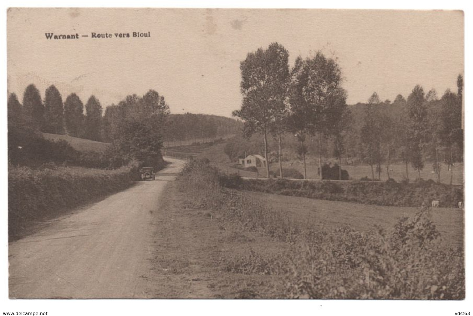 WARNANT La Route Vers BIOUL Voiture - Ed. Desaix - Anhée - Anhée