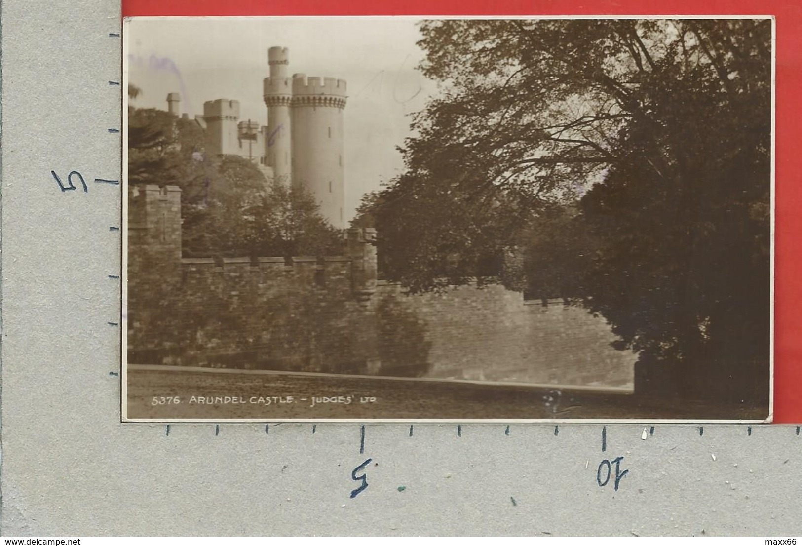 CARTOLINA VG REGNO UNITO - ARUNDEL Castle - Judges' LTD - 9 X 14 - 1932 - Arundel