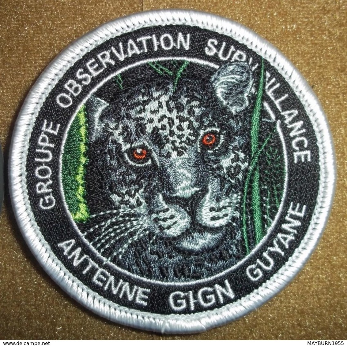 PATCH ECUSSON ORIGINAL GENDARMERIE GIGN GOS GUYANE - Policia