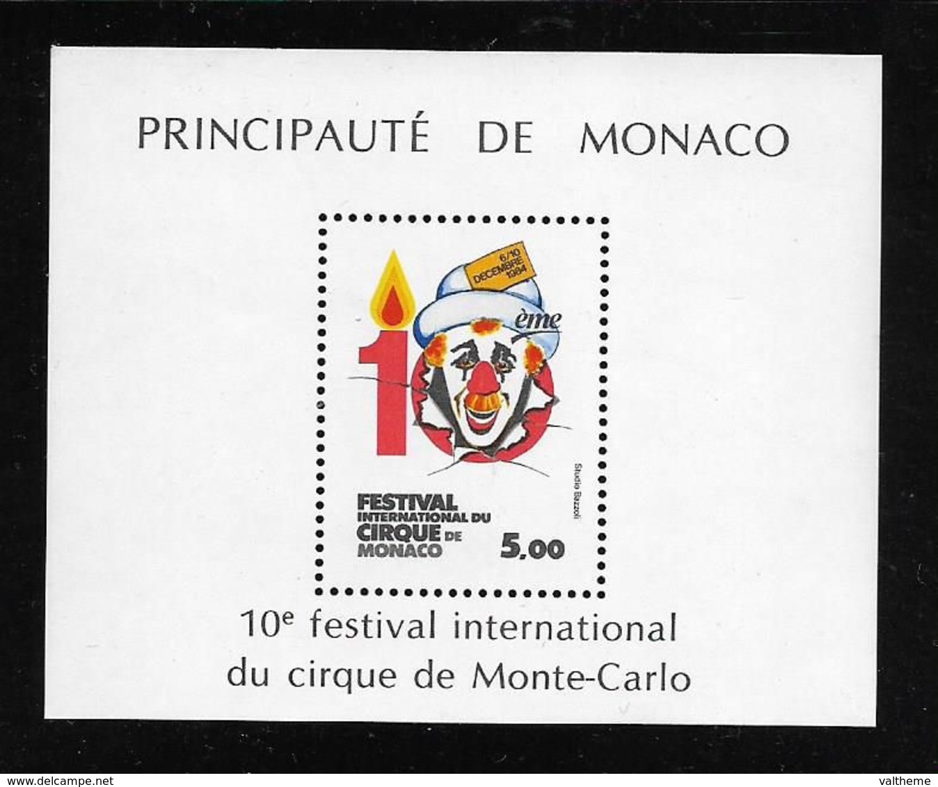 MONACO ( MCBF - 73 )  1984  N° YVERT ET TELLIER  N° 29   N** - Blocks & Sheetlets