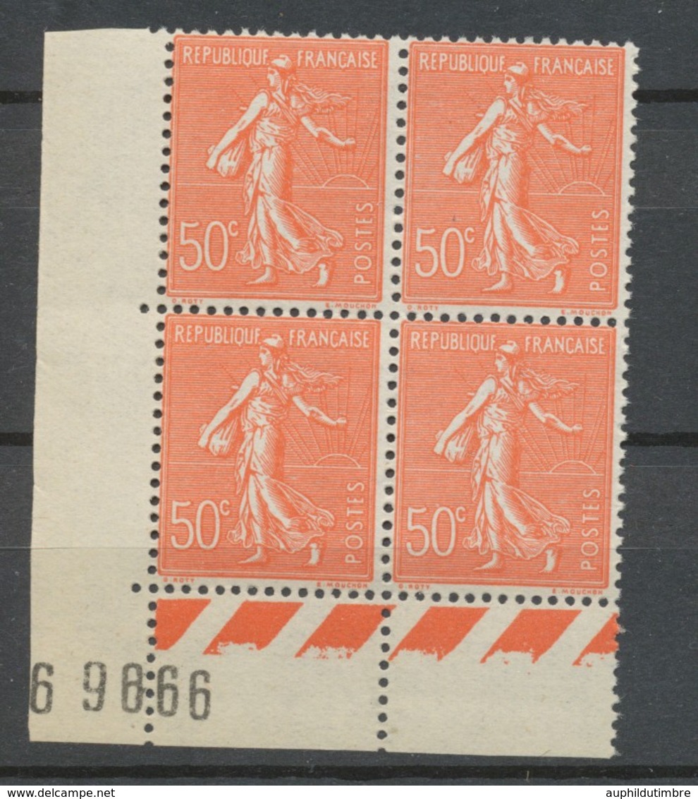 SEMEUSE FX De MARSEILLE Bloc De 4 N°199 Coin De Feuille N** Cote 220€ A1277 - Unused Stamps