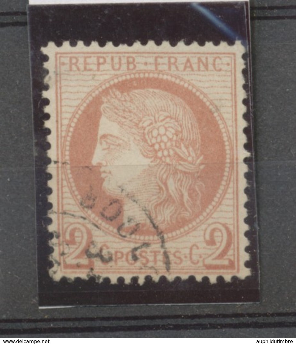 N°51 2c. Rouge-brun Obl Avec Cachet à Date TB B1308 - 1871-1875 Cérès