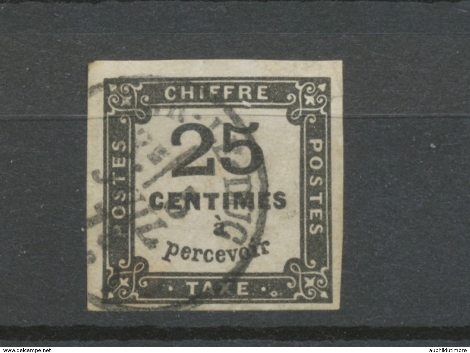 France Timbres-Taxe N°5A 25c Noir Type II. TB. B2100 - 1859-1959.. Ungebraucht