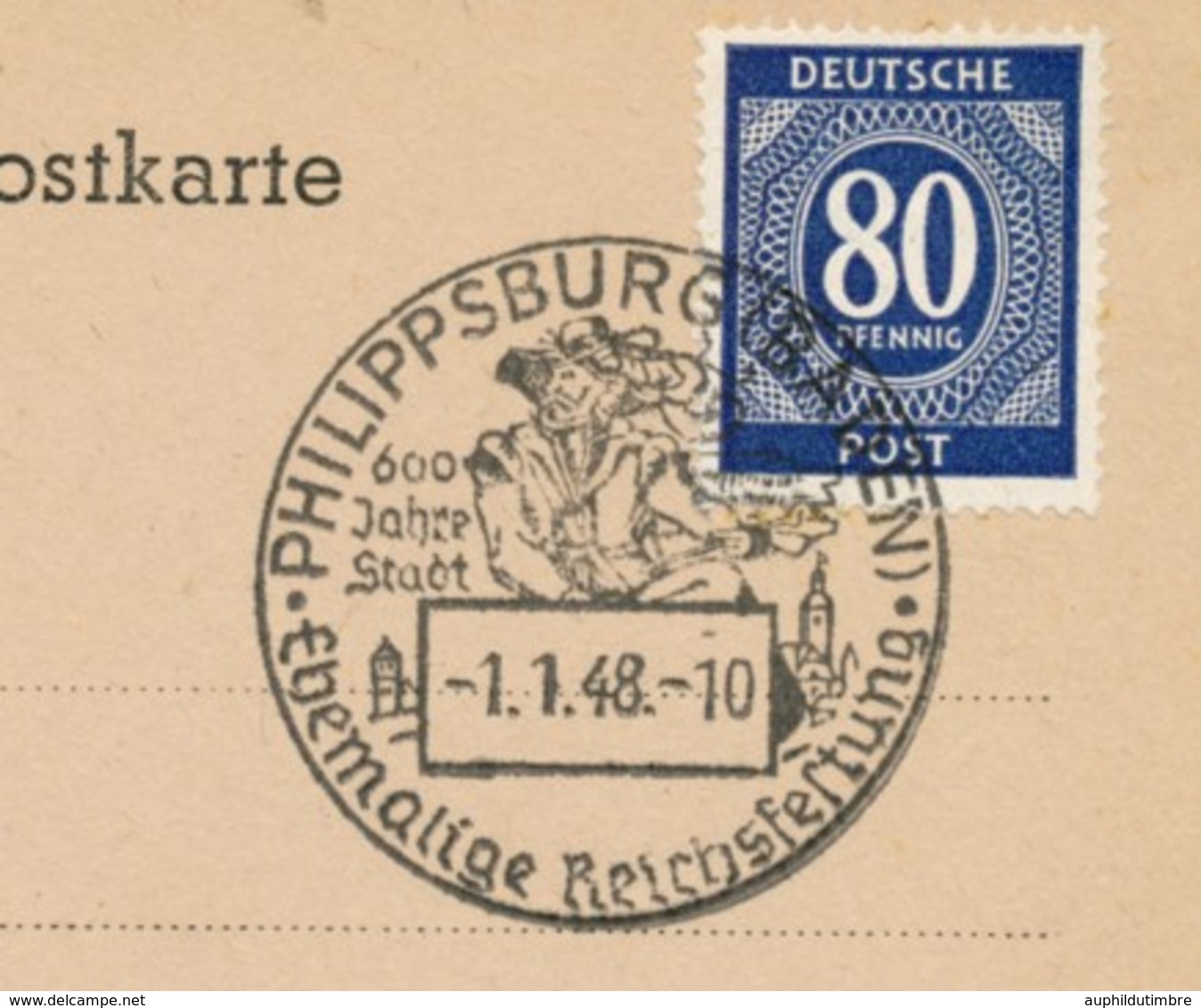 1948 Superbe CP 6ème Centenaire PHILIPPSBURG C1656 - Altri & Non Classificati