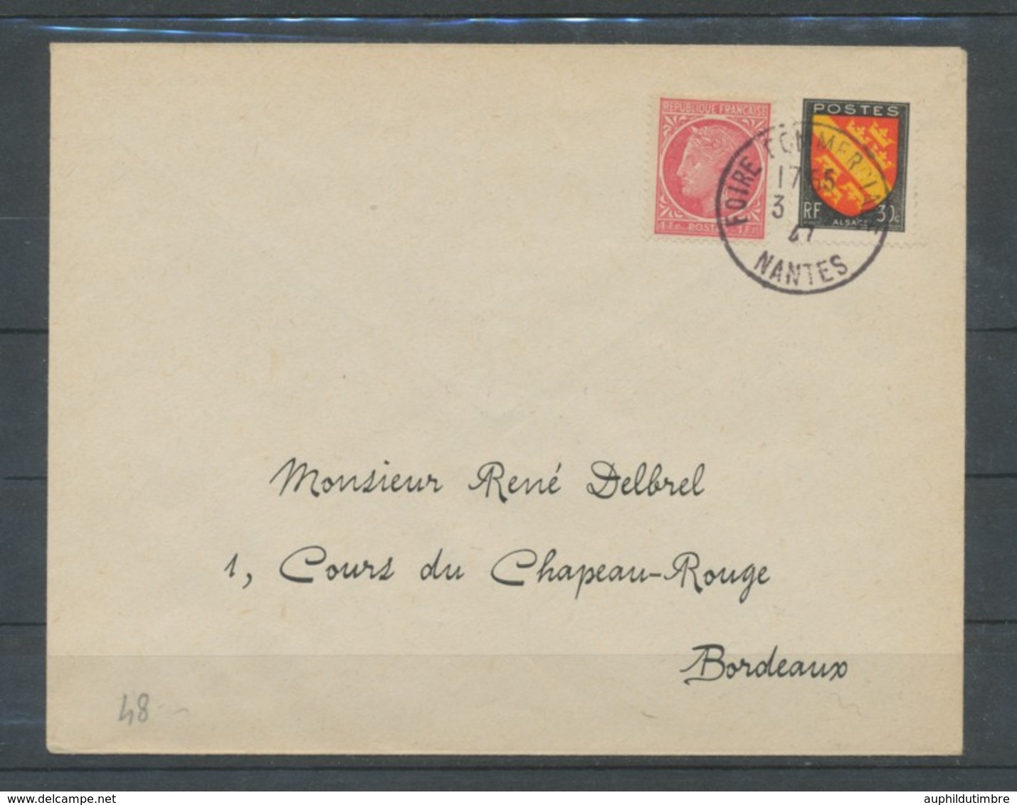 1947 Oblitération Temporaire Foire Commerciale. C435 - Commemorative Postmarks