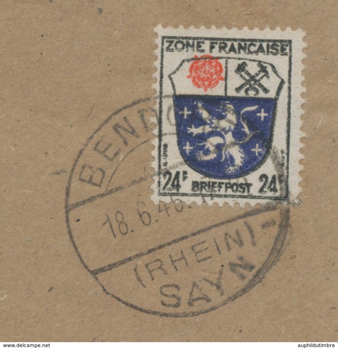 1945 Rhénanie Palatinat Sur Lettre Zône Française C550 - Rhine-Palatinate