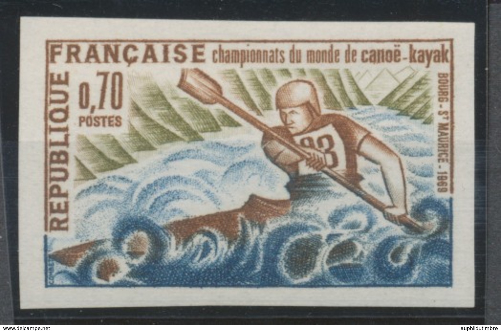 1969 France N°1609a Non Dentelé Neuf Luxe** COTE 77€ D1695 - Zonder Classificatie