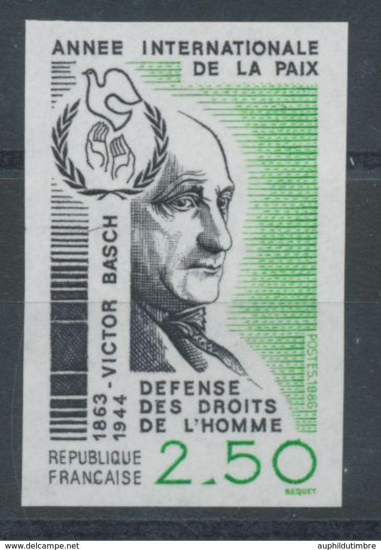 1986 France N°2415a, B.D.F Non Dentelé Neuf Luxe** COTE 21€ D2090 - Non Classés