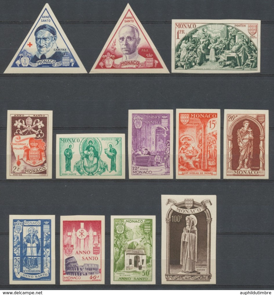 1951 Monaco Série Du N°353 à 364 Non Dentelés Neuf Luxe** COTE 205€ D2457 - Collections, Lots & Series