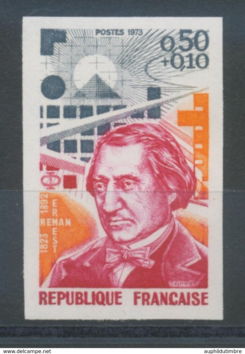 1973 France N°1745 Ernest Renan Non Dentelé Neuf Luxe** D2838 - Sin Clasificación