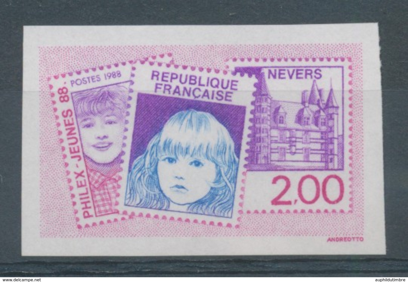 1988 France N°2529a "Philex-Jeunes 88" Non Dentelé Neuf Luxe** COTE 15€ D2936 - Sin Clasificación