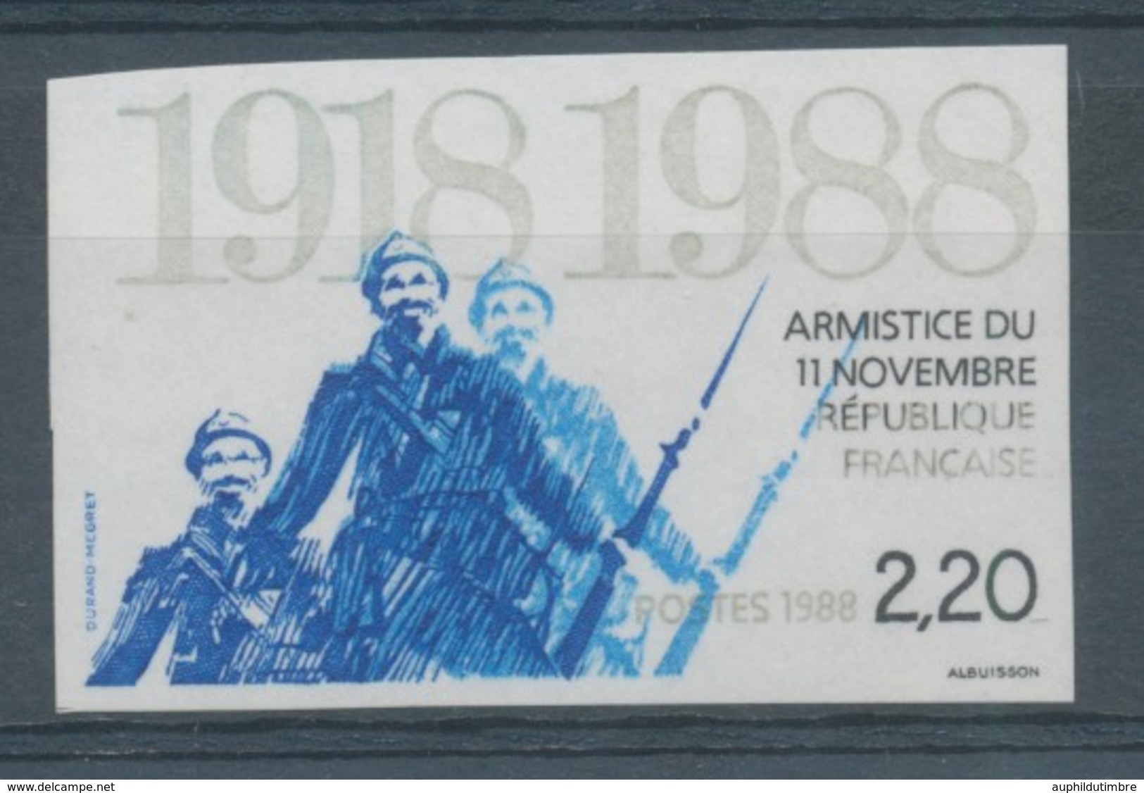 1988 France N°2549a Non Dentelé Neuf Luxe** COTE 23€ D2937 - Non Classés