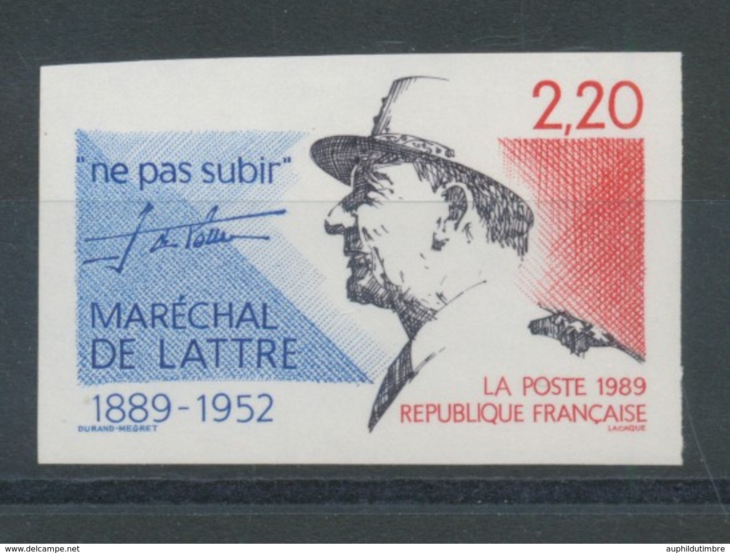 1989 France N°2611a Non Dentelé Neuf Luxe** COTE 20€ D2949 - Zonder Classificatie