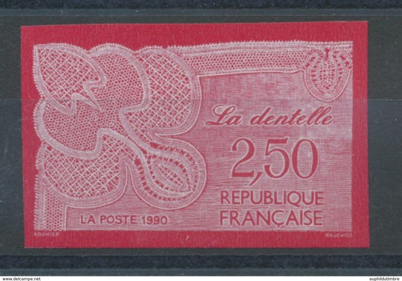 1990 France N°2631a La Dentelle Non Dentelé Neuf Luxe** COTE 15€ D2950 - Unclassified