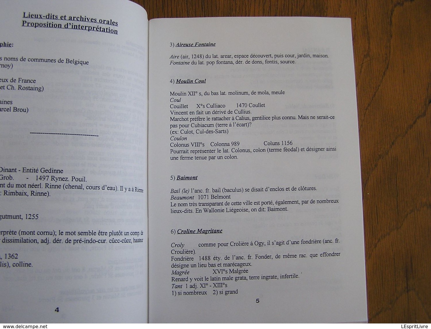 CEHG Revue N° 5 Gedinne Régionalisme Ardenne Willerzie Patignies Contes E Wartique Lieus Dits Cloches Musiciens - Belgium