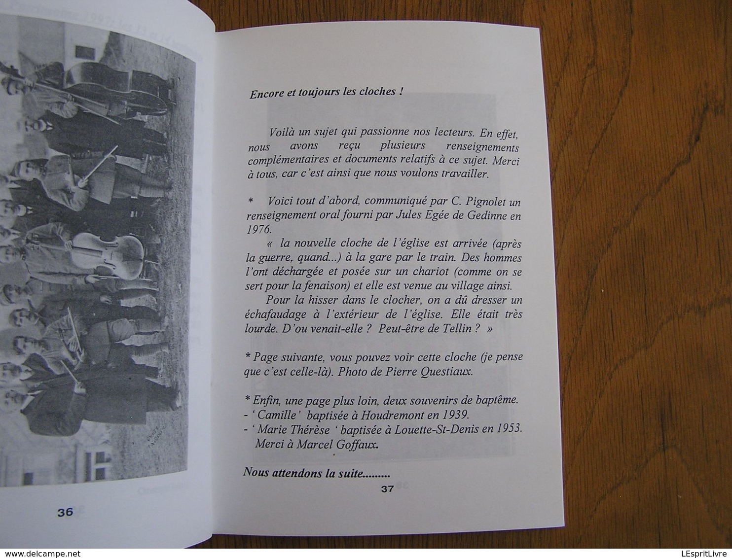 CEHG Revue N° 5 Gedinne Régionalisme Ardenne Willerzie Patignies Contes E Wartique Lieus Dits Cloches Musiciens