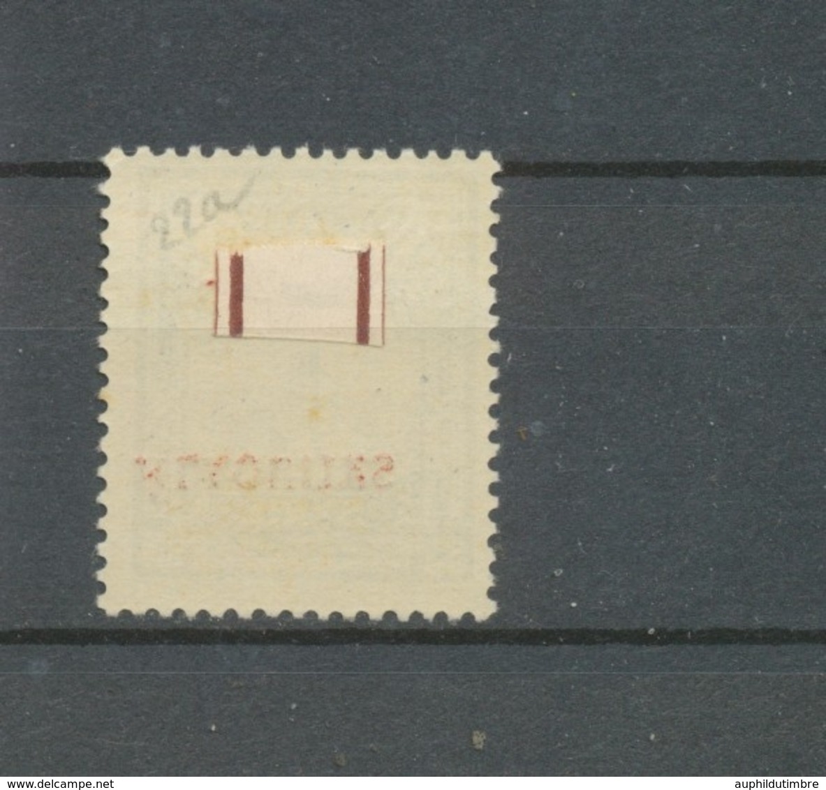 ALAOUITES N°22 0 Pi 10 Volet Surcharge Renversée Neuf *. Cote 50€. TB H2540 - Unused Stamps