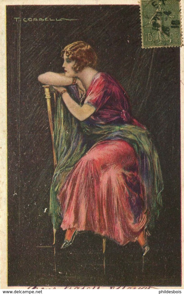 ILLUSTRATEUR  ITALIEN  CORBELLA  Femme - Corbella, T.