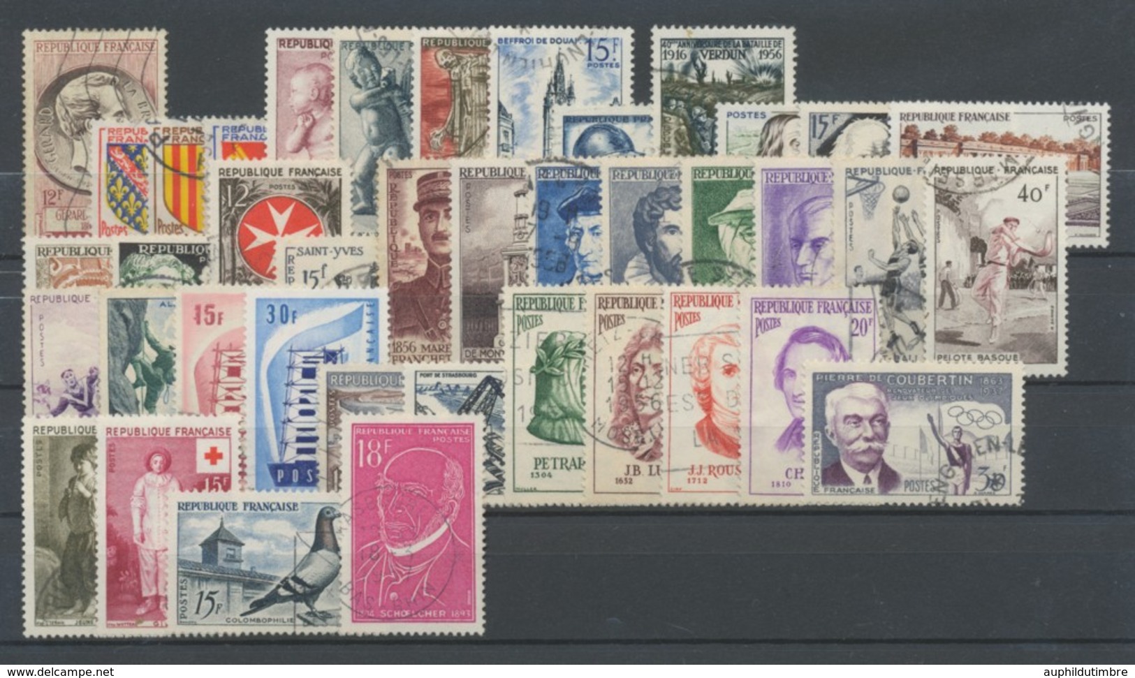 FRANCE Lot Entre Le N°1043 Et 1092 Oblitérés, B/TB COTE 97,30€ N1720 - Collections