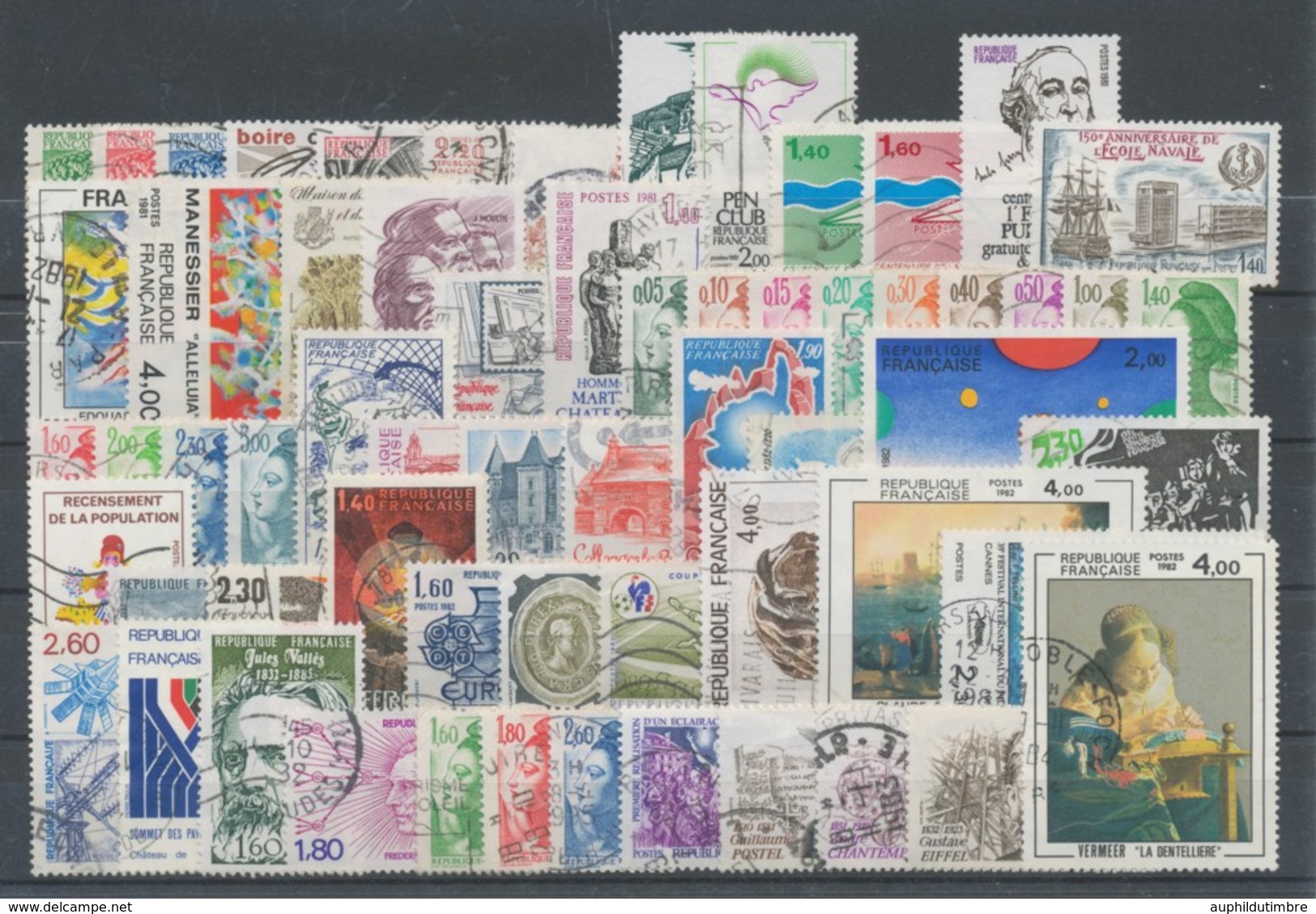 FRANCE Lot Entre Le N°2154 Et 2276 Oblitérés, B/TB COTE 60,40€ N1722 - Collections