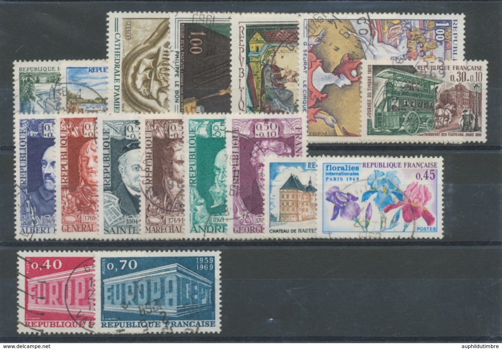 FRANCE Lot Du N°1468 à 1599 Oblitérés, B/TB COTE 64,40€ N1728 - Collections