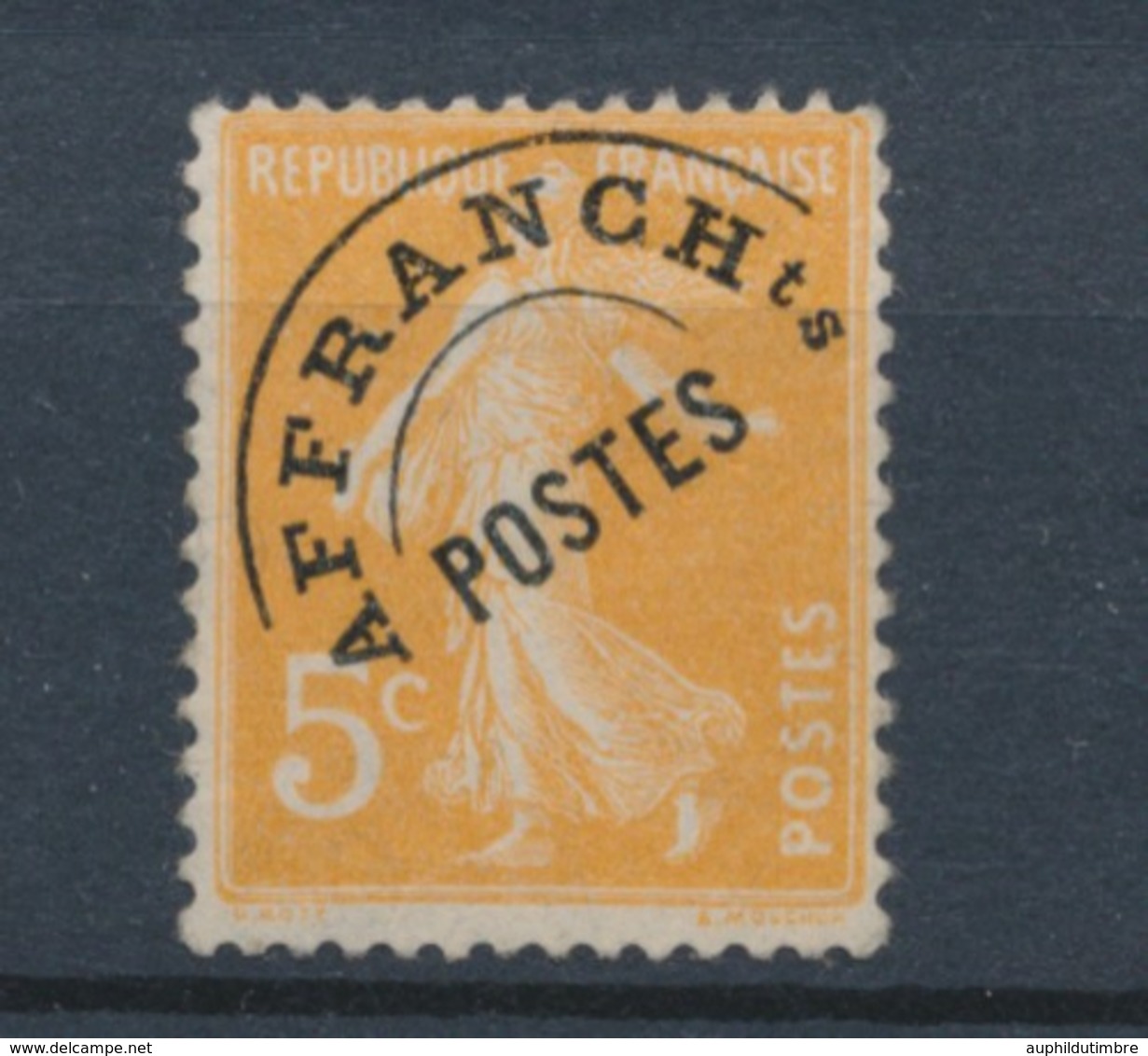 France Préoblitéré N°50 5c Orange N** Cote 130 € Signé Calves N2234 - 1893-1947
