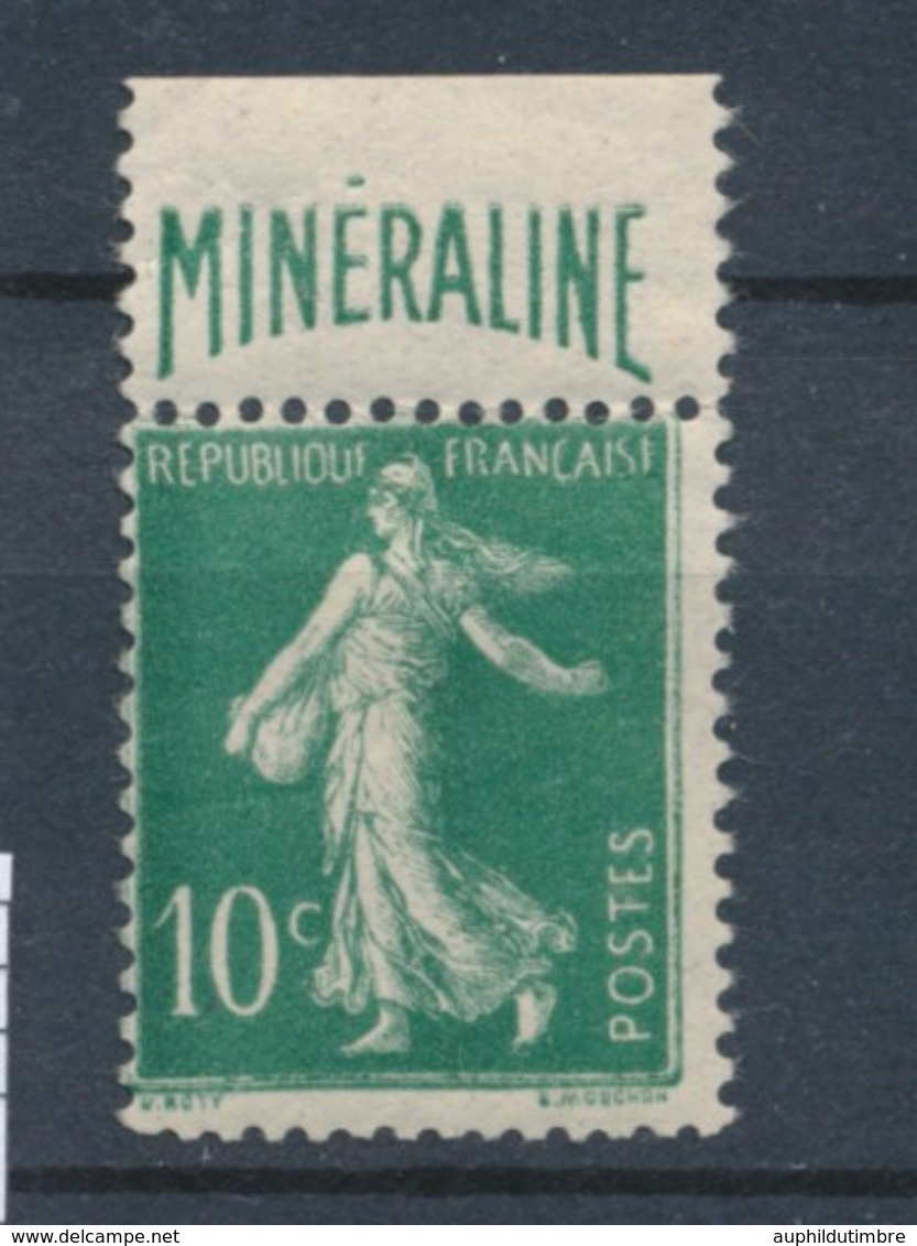 France N°188A 10c Vert MINERALINE N** Cote 725 € Signé Calves N2252 - Ungebraucht