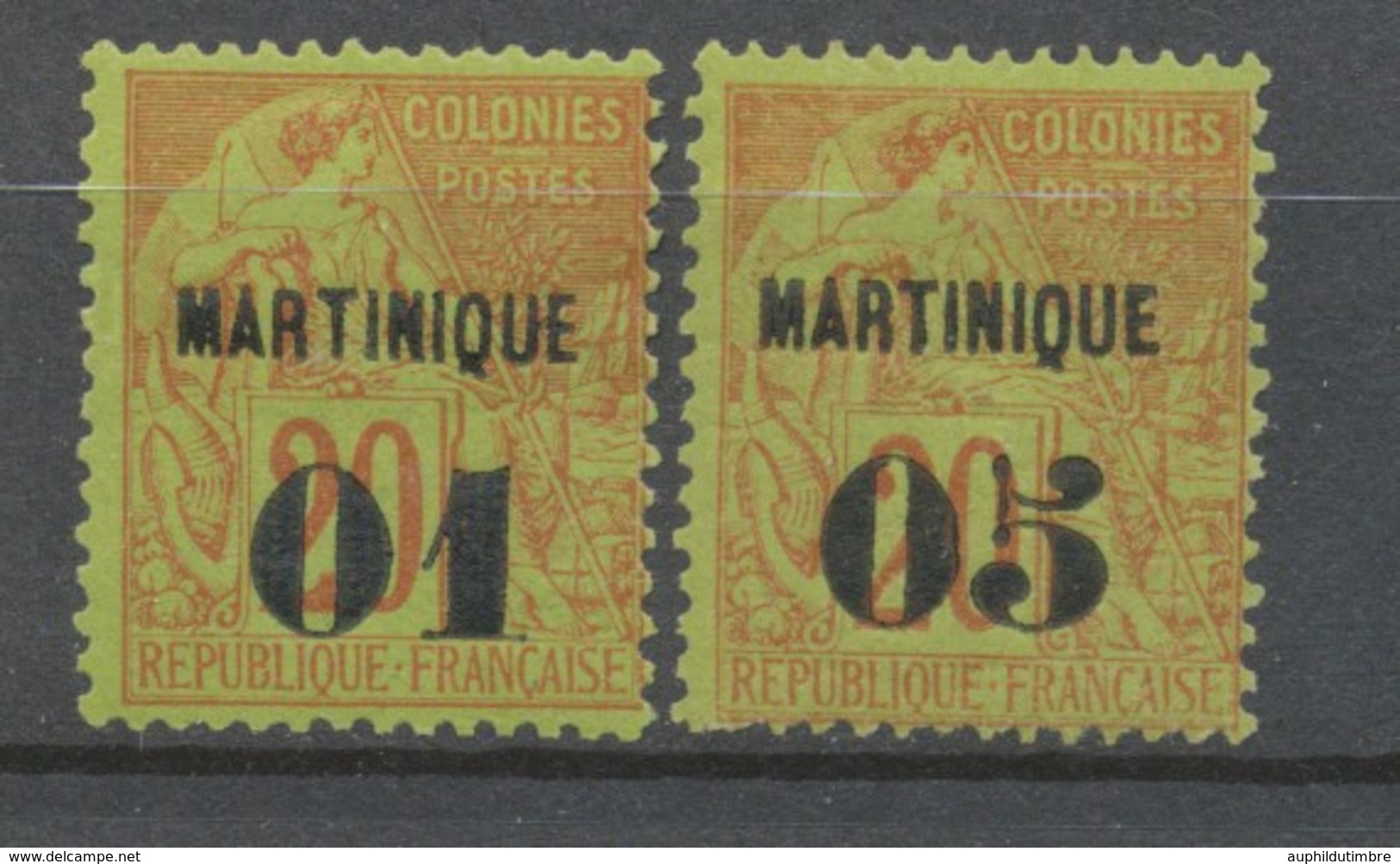 Colonies Françaises MARTINIQUE N°3 Et 4 N* Cote 48€ N2503 - Ongebruikt