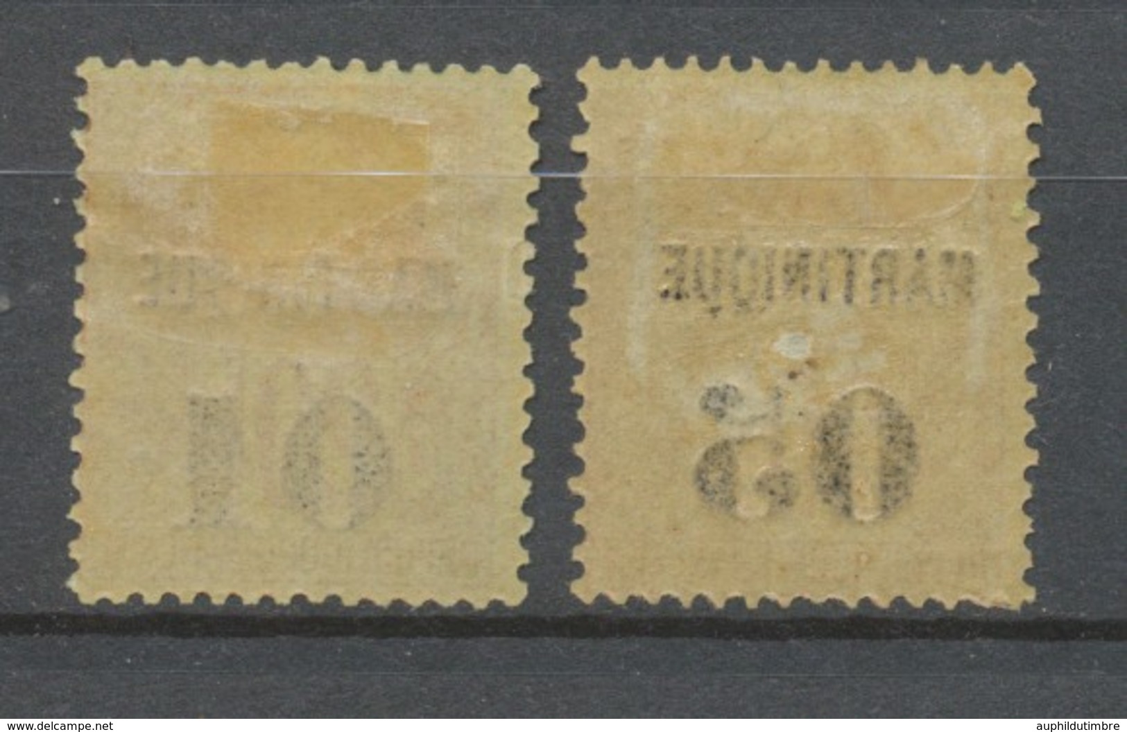 Colonies Françaises MARTINIQUE N°3 Et 4 N* Cote 48€ N2503 - Unused Stamps