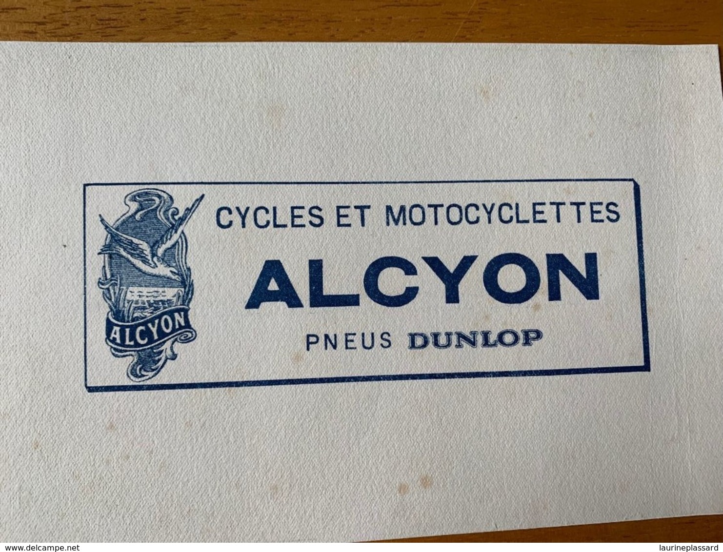 1 BUVARD ALCYON - Macchina