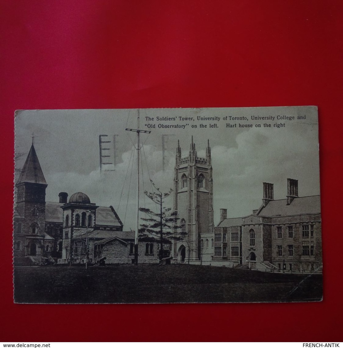 THE SOLDIERS TOWER UNIVERSITY COLLEGE AND OLD OBSERVATORY ON THE LEFT HART HOUSE ON THE RIGHT - Unclassified