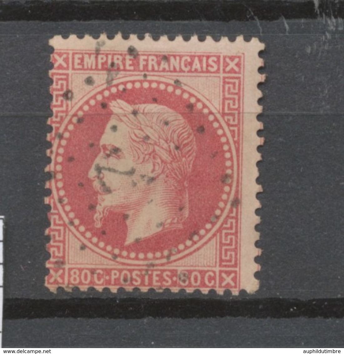 Napoléon III Lauré N°32, 80c. Rose Obl. Avec ANCRE TB COTE 40€ P1378 - Sonstige & Ohne Zuordnung