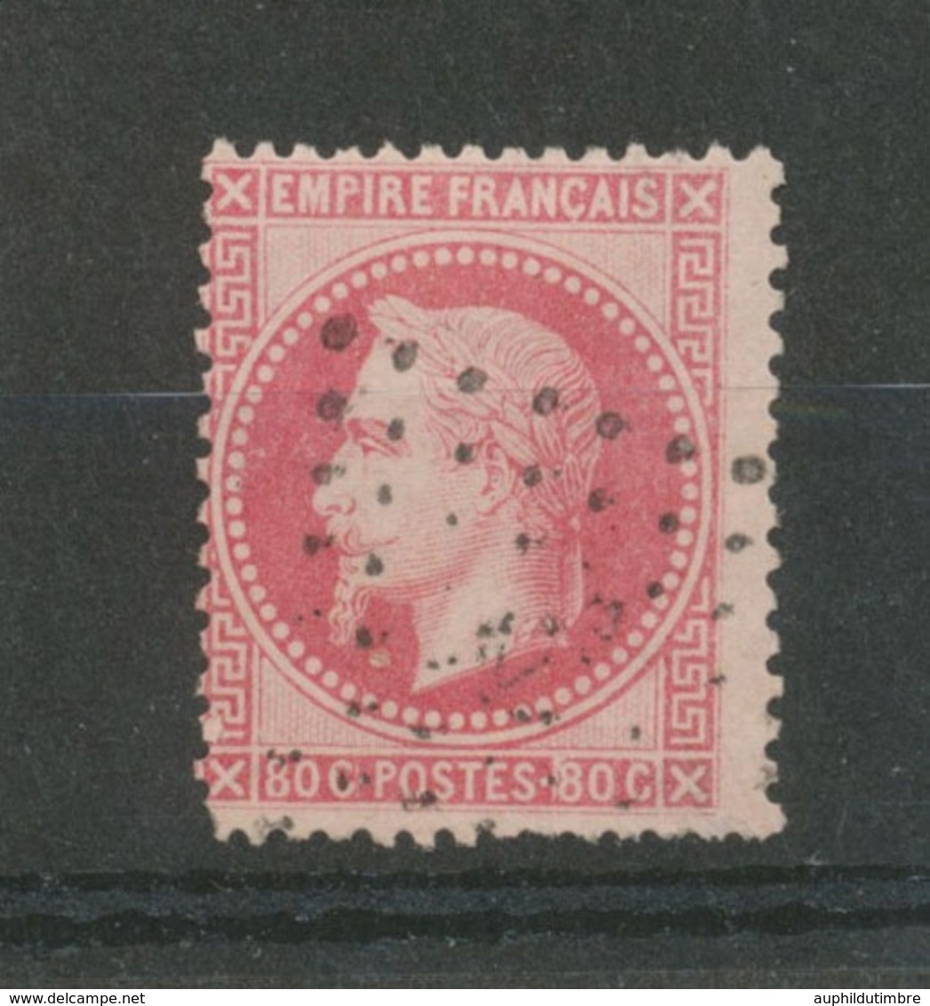 France Classique N°32 80c Rose Oblitéré Ancre. TB. P1369 - 1863-1870 Napoléon III Con Laureles