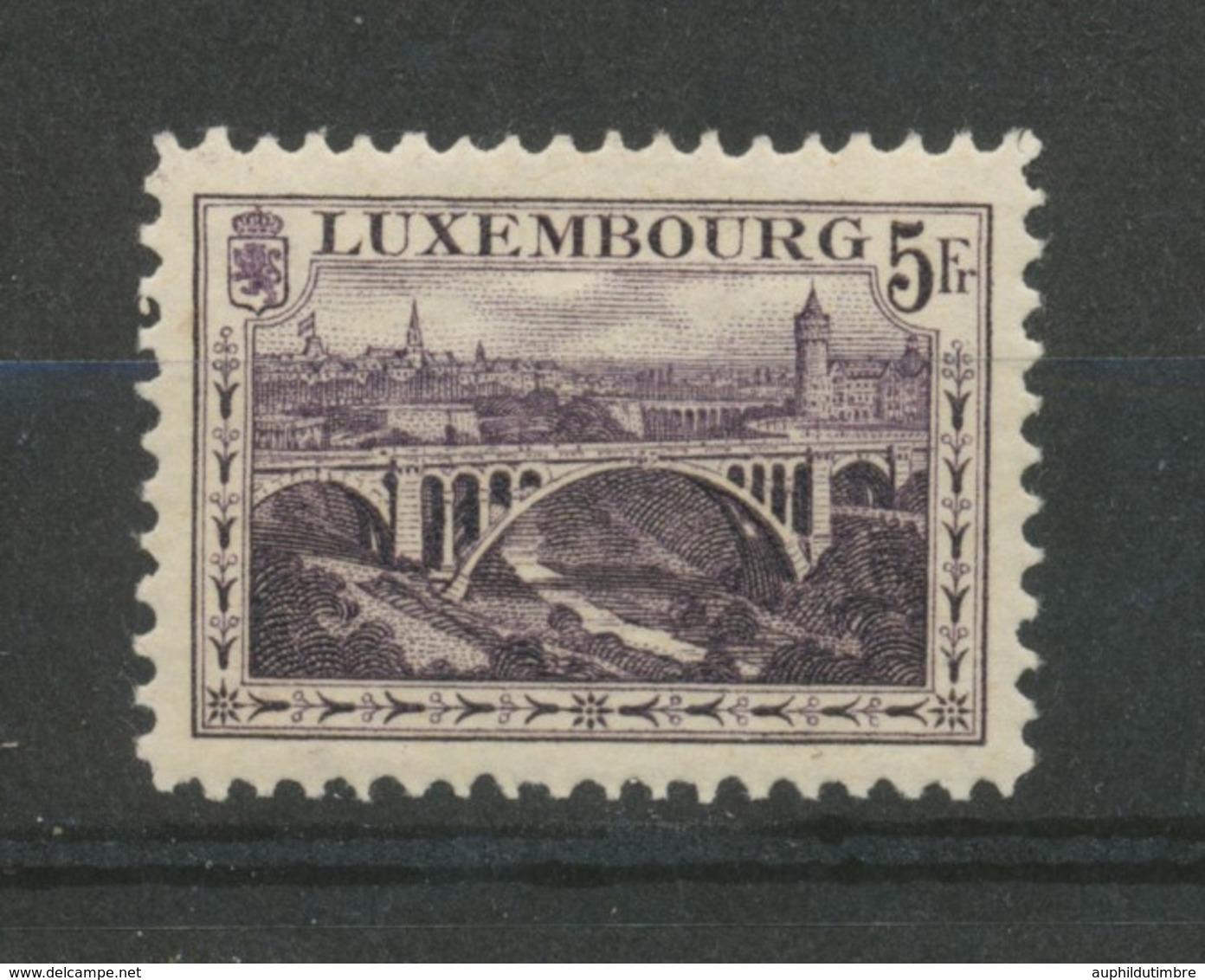 1916-24 Luxembourg N°134 5f Brun Violet Neuf Luxe **. Cote 48 €. P159 - Autres - Europe