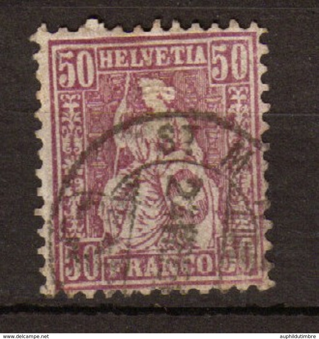 SUISSE 1867-78 N°48 50c Lilas. C 45€. P178 - Autres - Europe