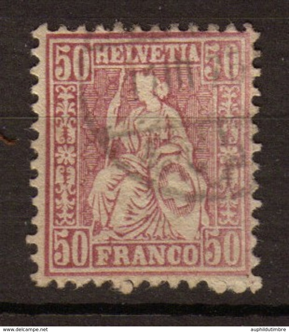 SUISSE 1867-78 N°48 50c Lilas. C 45€. P183 - Andere-Europa