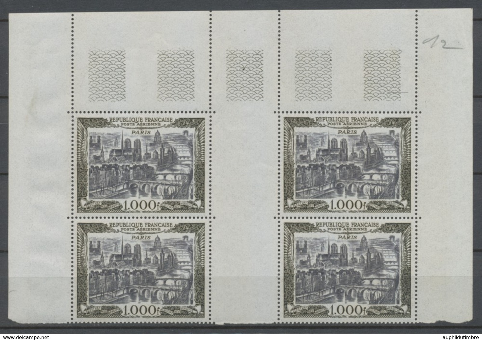 FRANCE Poste Aérienne Bloc De 4 N°29 C.D.F NEUF LUXE ** COTE 660€ P1824 - 1927-1959 Mint/hinged