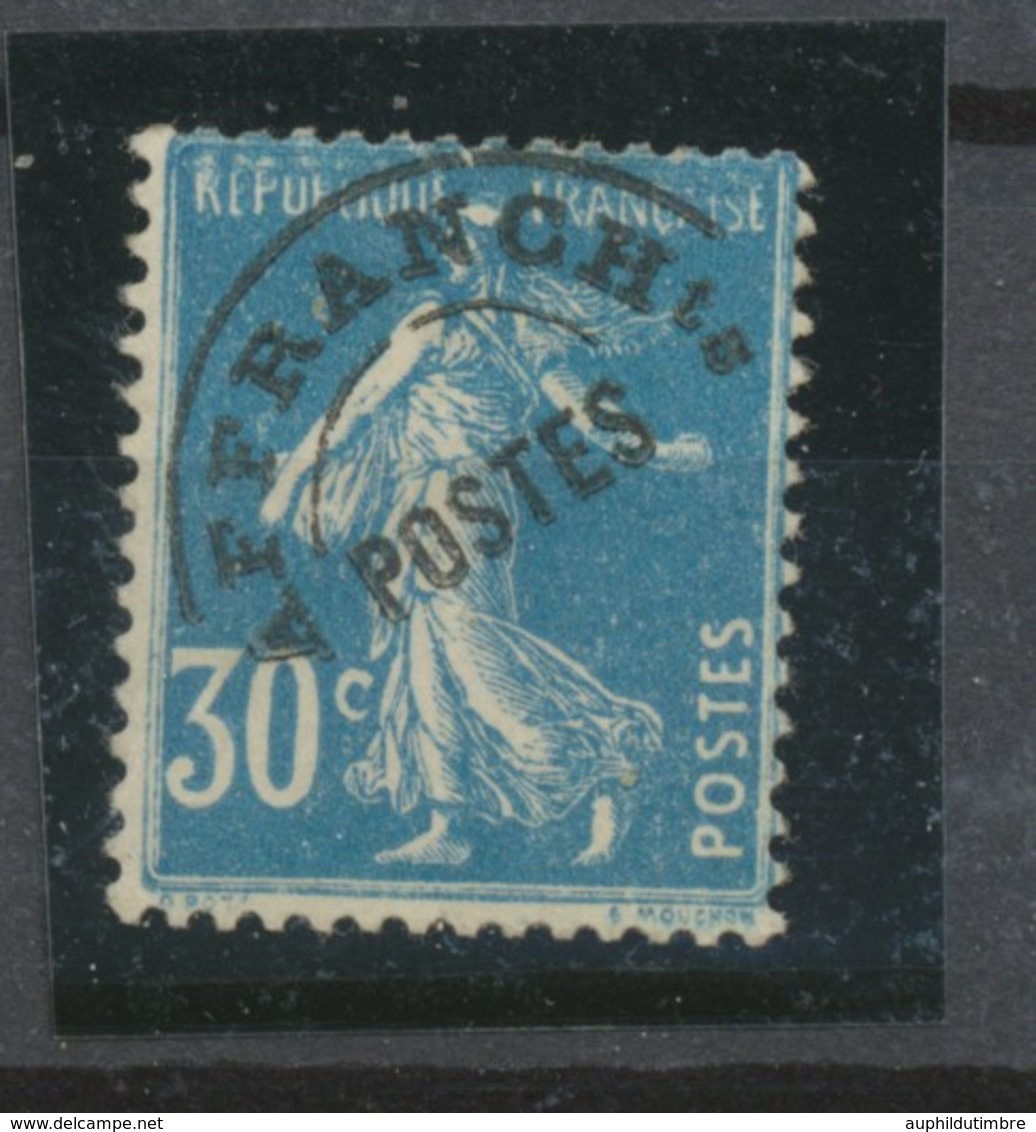 FRANCE Préo N°60 30c Bleu N* Signé CALVES Cote 250€ P2138 - 1893-1947