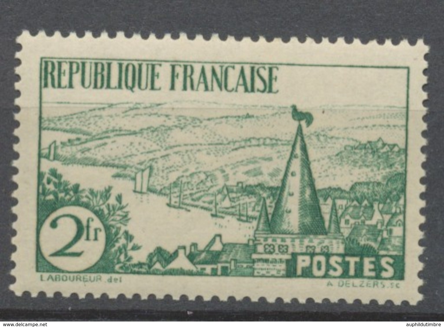 1935 FRANCE N°301 2f Vert N** Cote 85 € P2146 - Unused Stamps