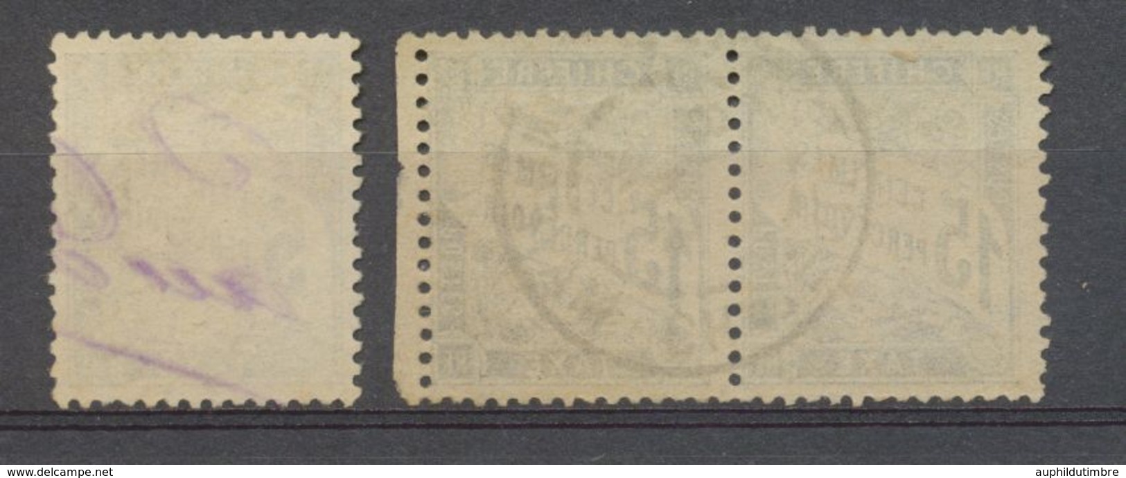 FRANCE Taxes N°14 Et Paire N°16 Oblitérées Cote 59€ TTB P2535 - 1859-1959.. Ungebraucht