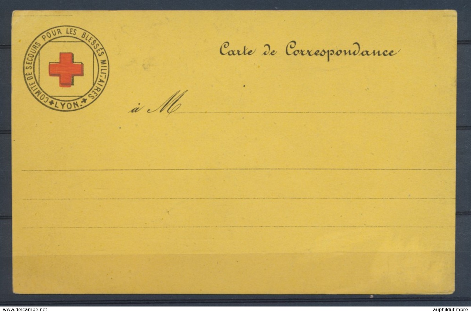 Carte CROIX ROUGE Neuve COMITE POUR LES BLESSES MILITAIRES DE LYON P2960 - Guerra Del 1914-18