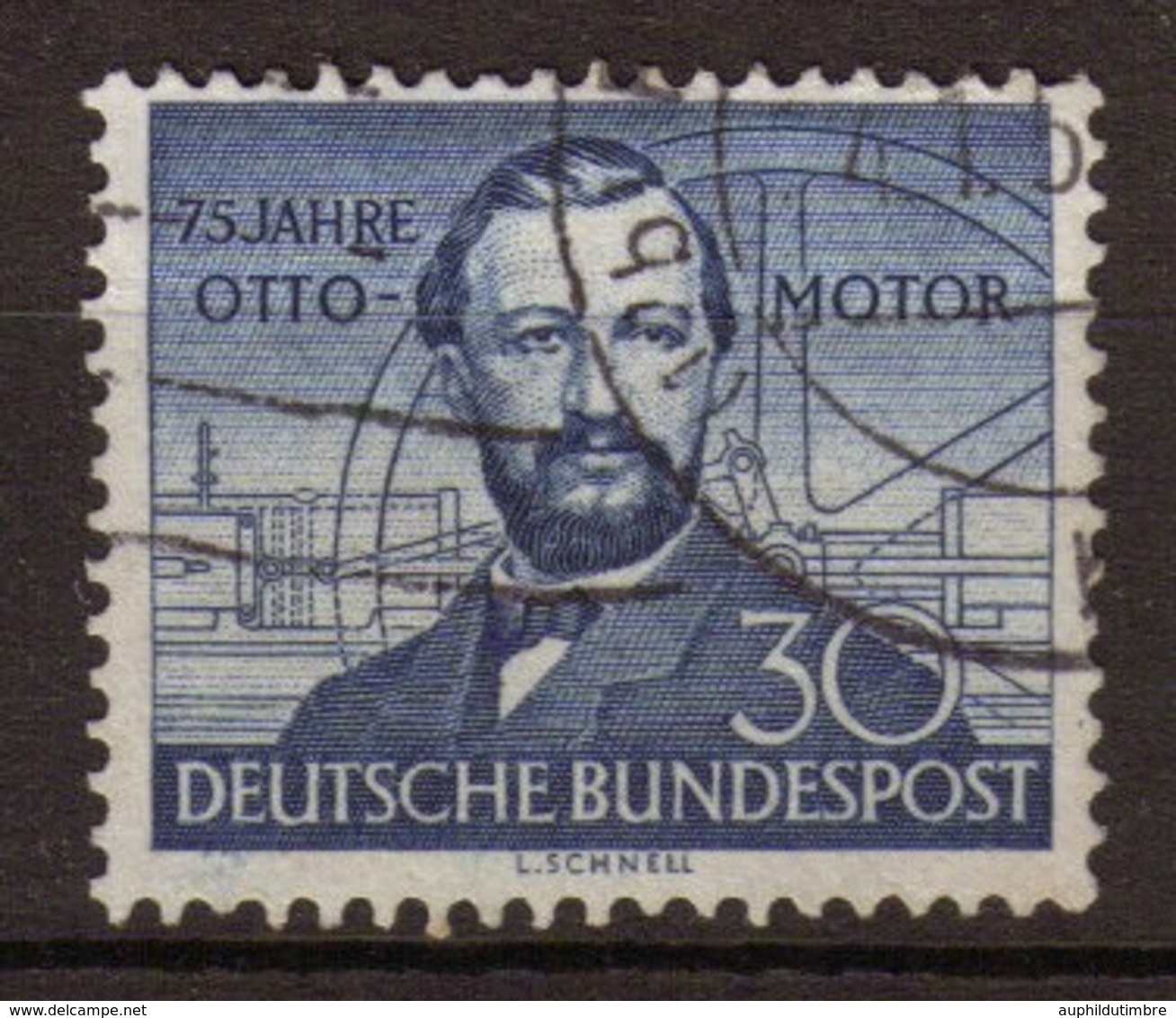 Allemagne 1952 N°35 Otto 30p Bleu. P331 - Andere-Europa