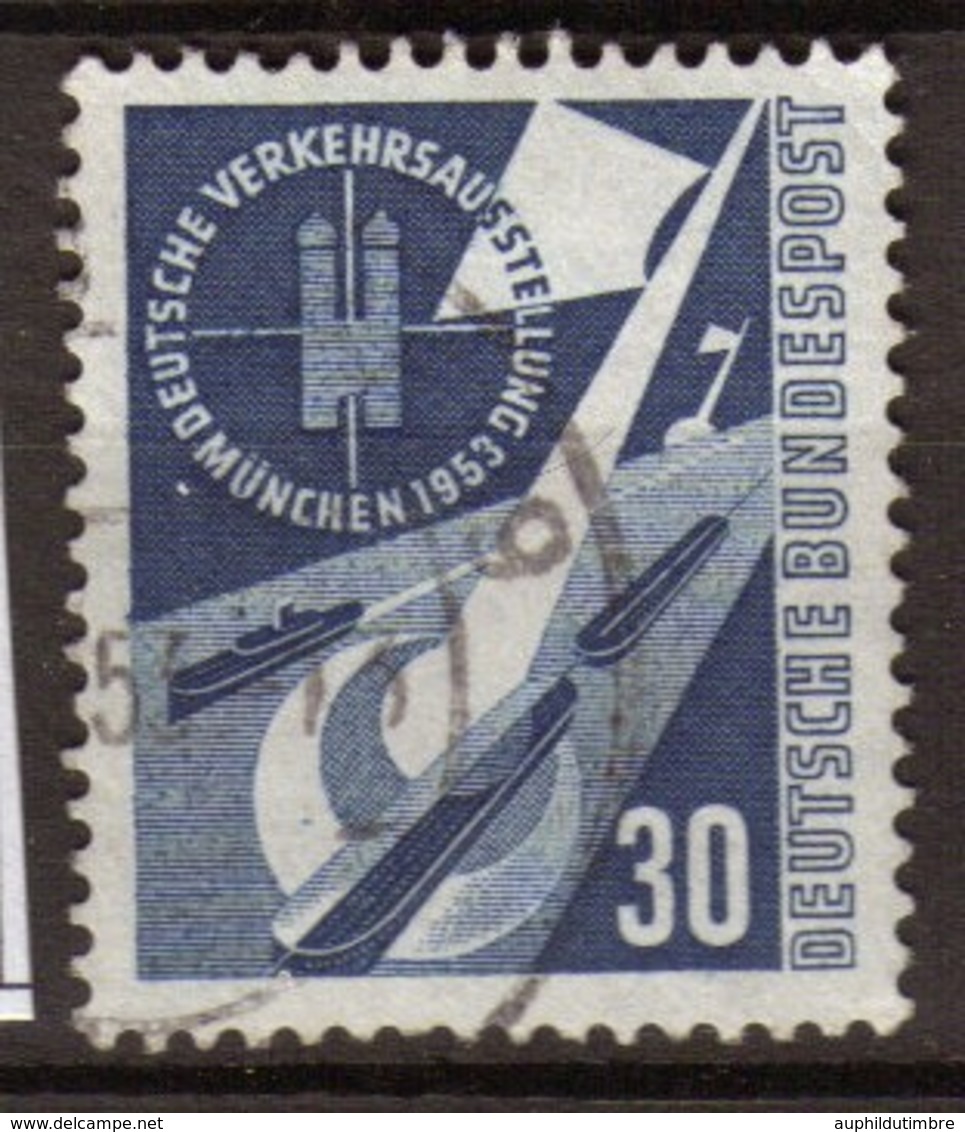 Allemagne 1953 N°56 30p Bleu. P367 - Europe (Other)