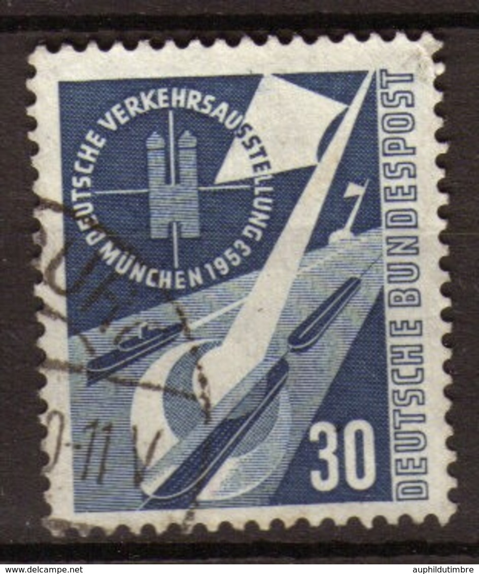 Allemagne 1953 N°56 30p Bleu. P368 - Otros - Europa