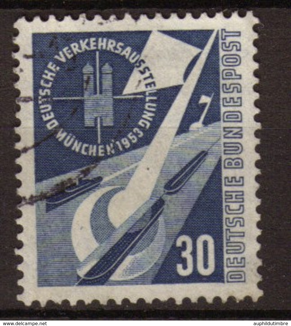 Allemagne 1953 N°56 30p Bleu. P369 - Europe (Other)