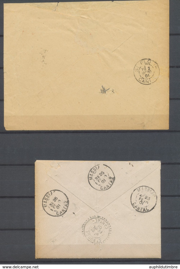 1901 Lettre Mouchon 15c Tombée En Rebuts+ Env Réexpédition Des Postes Rare P3775 - 1877-1920: Période Semi Moderne