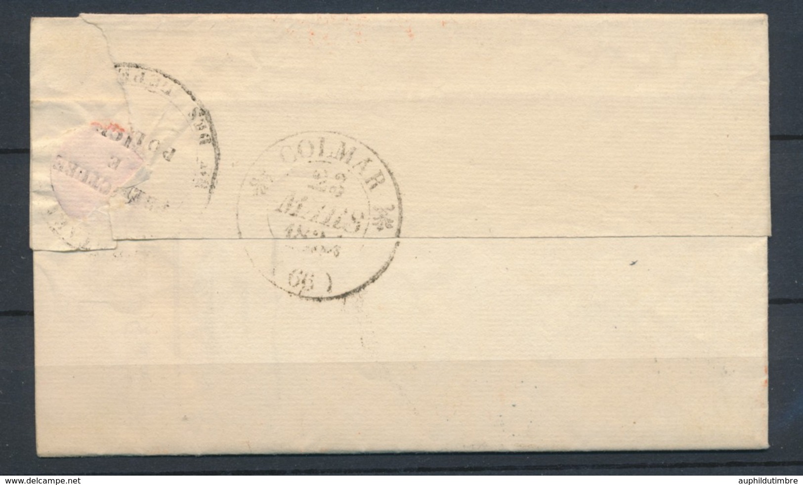 1834 Lettre En Franchise Griffe Mtère De L'intérieur Et Des Cultes P4095 - Civil Frank Covers